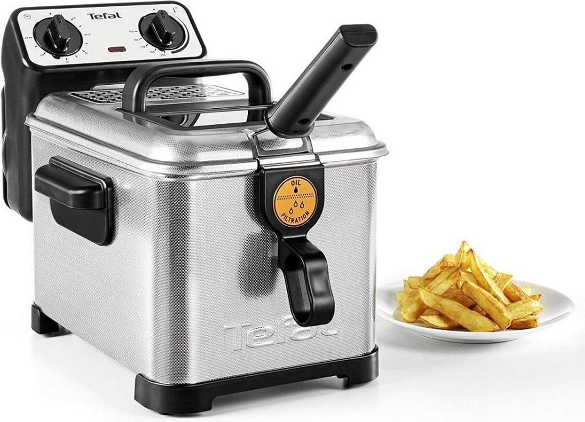 Tefal FR5101 Filtra Pro Inox Friteuse 3L 2400W Zwart/RVS