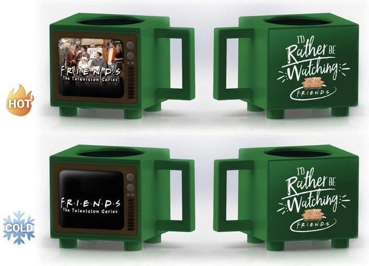 Rather Be Watching Friends Retro TV Heat Change Mok
