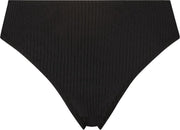 WALLIEN - Dames Bikini Broekje Comfy - Black Ocean - Zwart