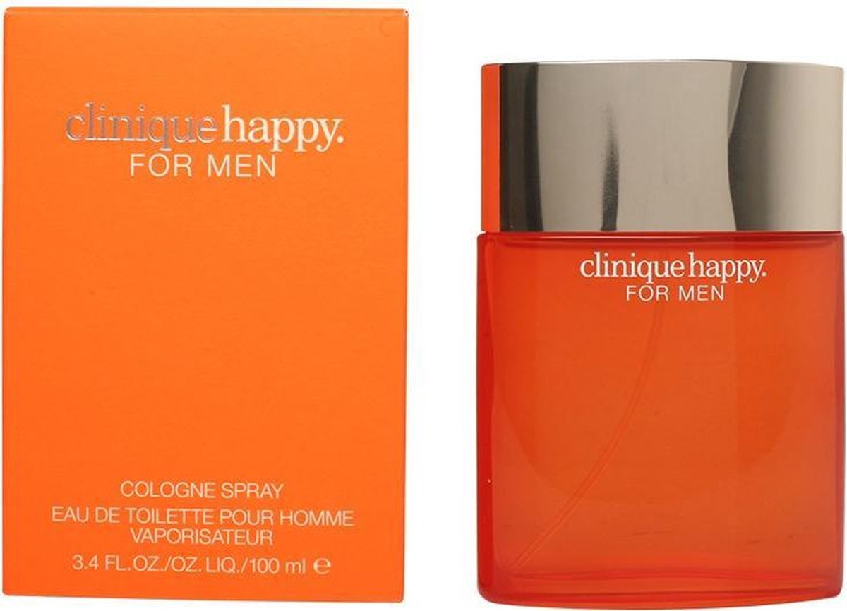 MULTI BUNDEL 2 stuks HAPPY FOR MEN Eau de Toilette pour homme Spray 100 ml