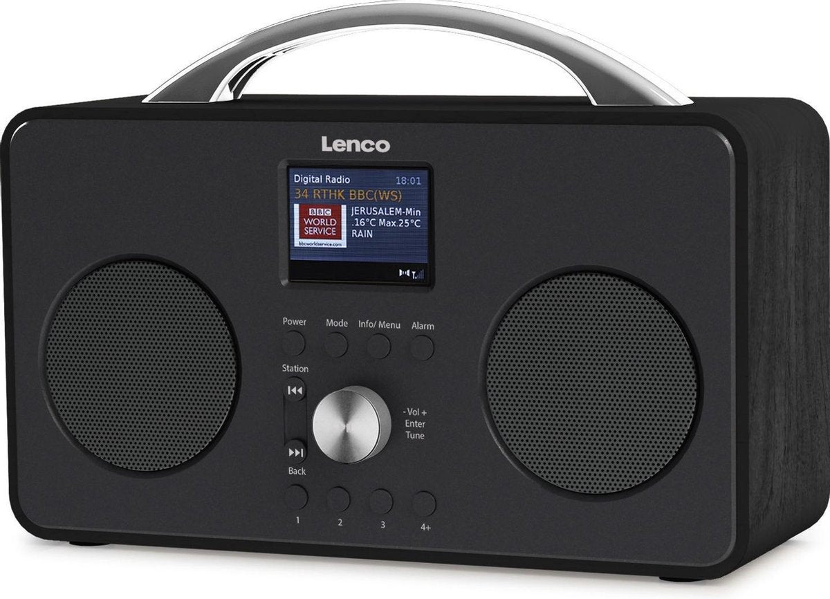 Lenco PIR-645BK - Internet / DAB+ FM Radio met Bluetooth - Zwart