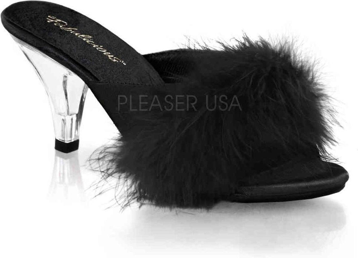 Fabulicious Muiltjes met hak -40 Shoes- BELLE-301F US 10 Zwart