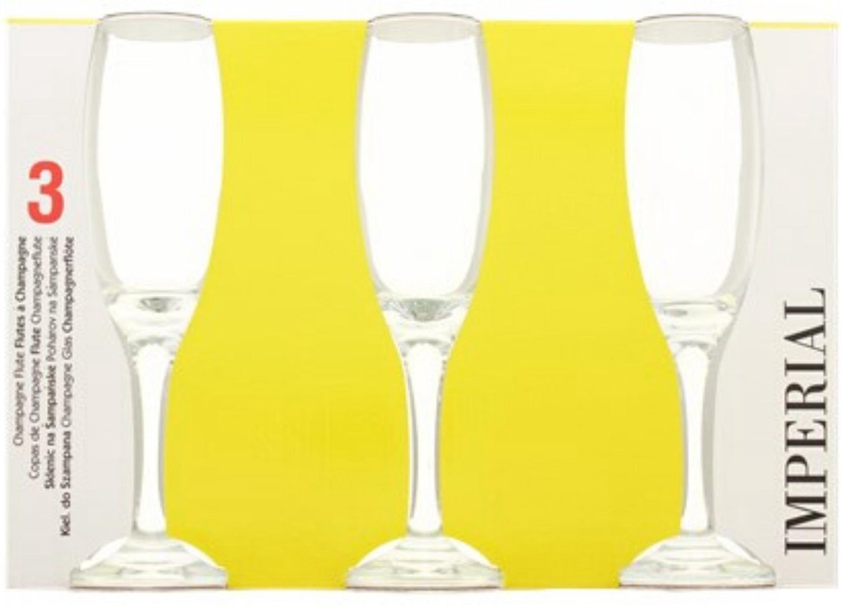 Pasabache Flute - Champagne/Prosecco - 3 Stuks - 21cl