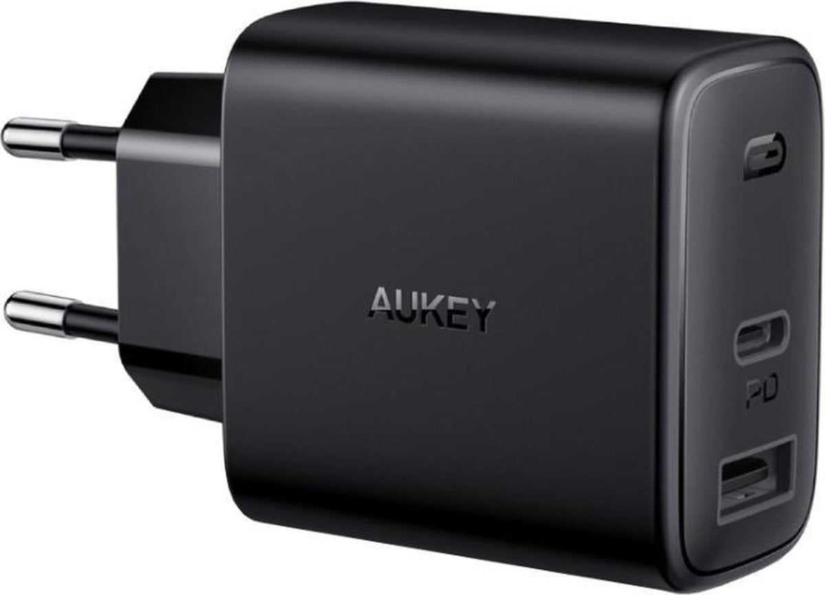Aukey 2 Port Power Delivery Charger 32W (USB A + USB C)