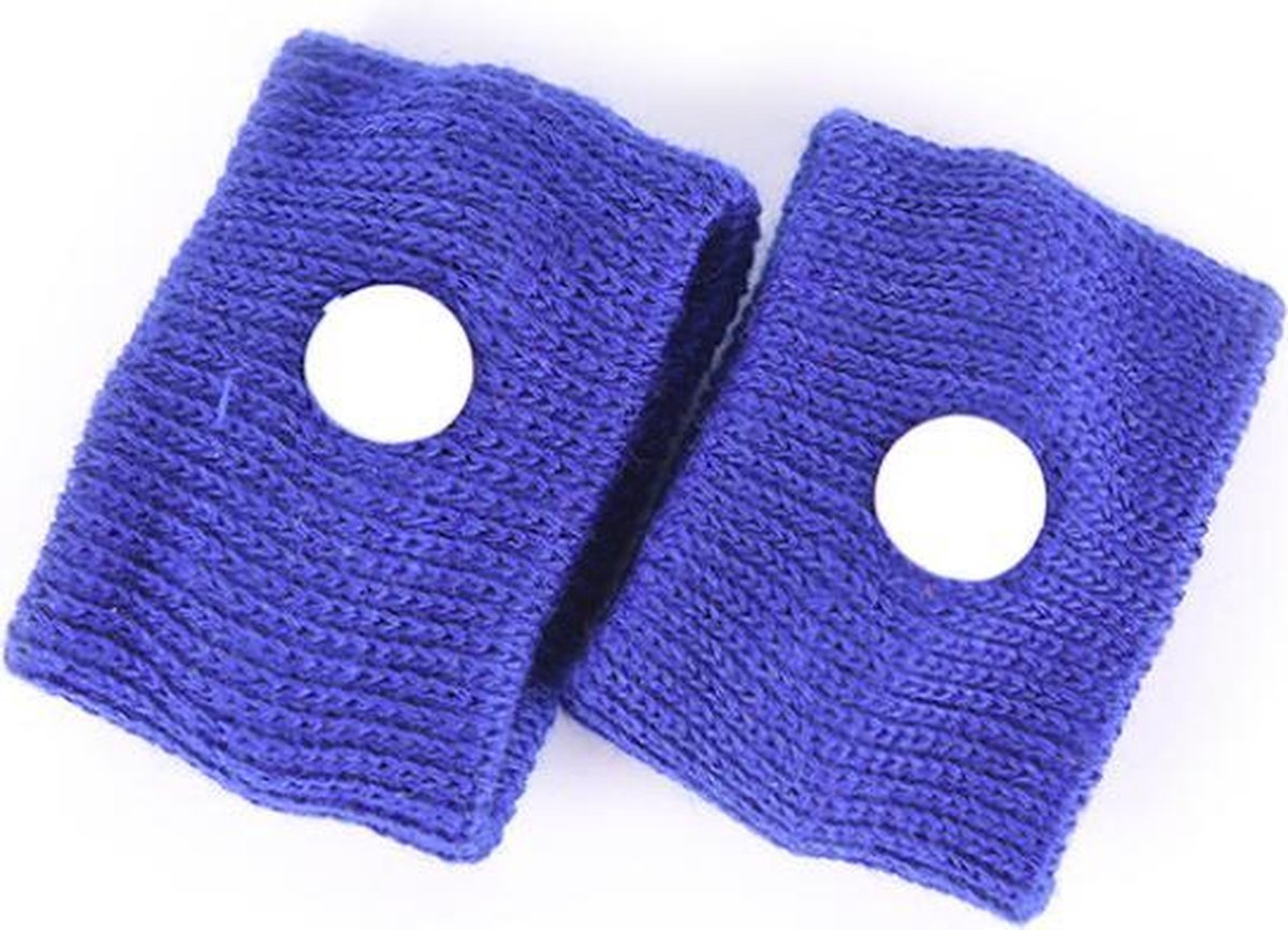ProductGoods - 1 Paar Anti Wagenziek Bandjes - Anti Misselijkheid Band - Anti Misselijkheid Band - Anti Stoom Armband - Anti Misselijkheid Armband - Kleur Blauw