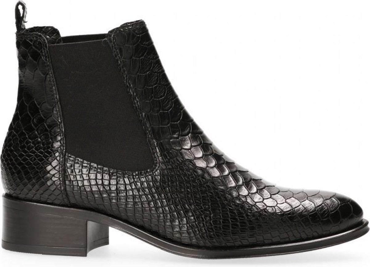 Van Dalen  - Chelsea Laarsje Leer - Womens - Black - 42