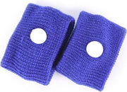 2 Paar Anti Wagenziek Bandjes - Anti Misselijkheid Band - Anti Misselijkheid Band - Anti Stoom Armband - Anti Misselijkheid Armband - Kleur Blauw