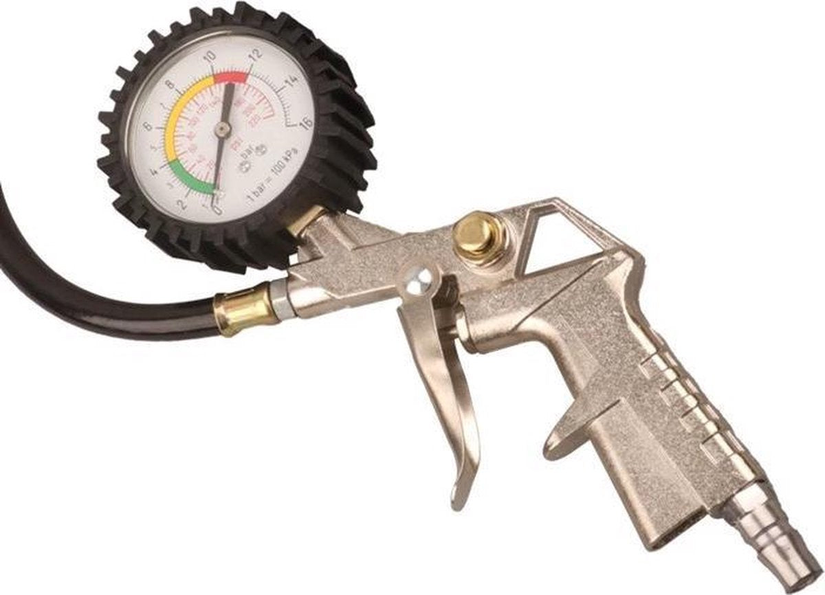 Bandenblazer - Manometer - Bandenblazer met manometer - Max. 16 bar