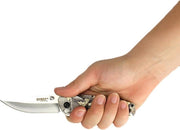 Homey's zakmes - Fieldpal K1 - RVS/Camo - Met Etui