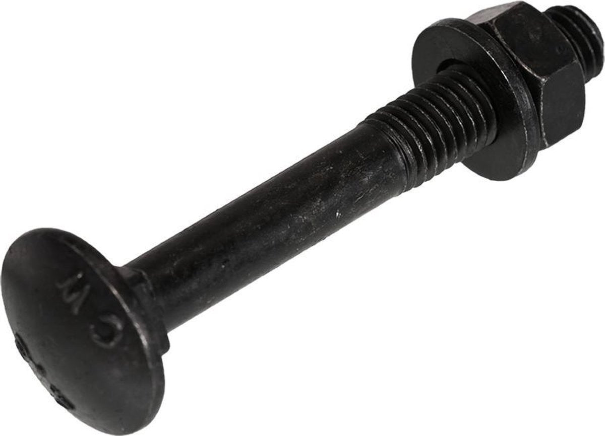 Hoenderdaal Slotbouten zwart m8X60 Verpakt per 25 stuks
