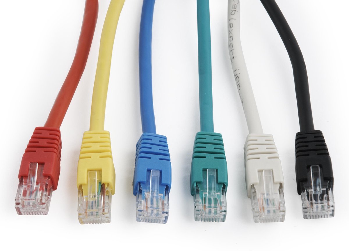 UTP Cat6 patchkabel zwart 0.25 meter