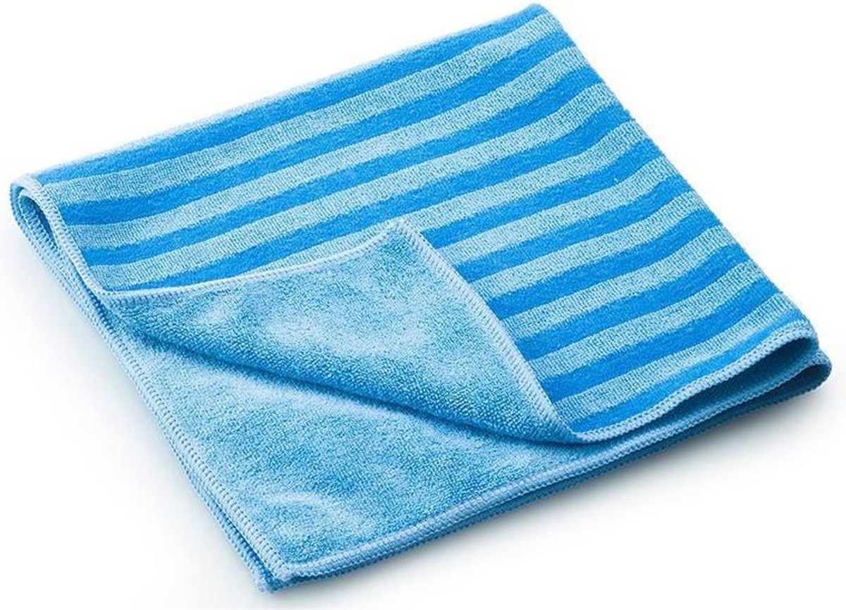 Maus microvezeldoekjes scrub blauw met speciale borstelkant. 10 stuks