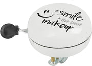 M-Wave Fietsbel 80mm | Ding-Dong geluid | Smile is the best Makeup