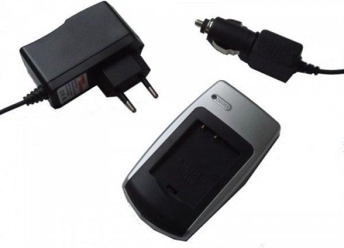 VHBW Camera accu snellader compatibel met Canon BP-208