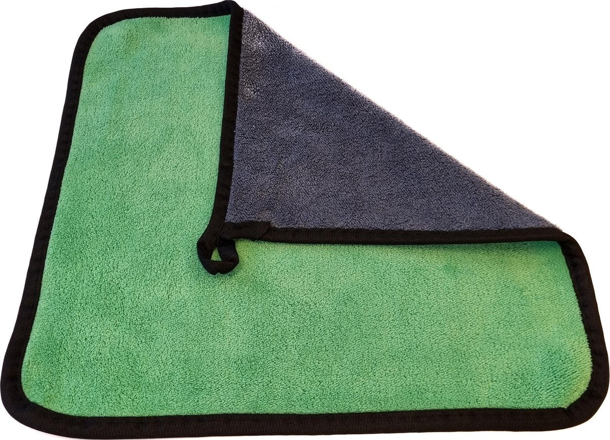 Gadgetpoint | Auto Doek | Schoonmaak Doek | Auto Wasdoek | Auto Wassen | Schoonmaakdoek | Grijs/Groen