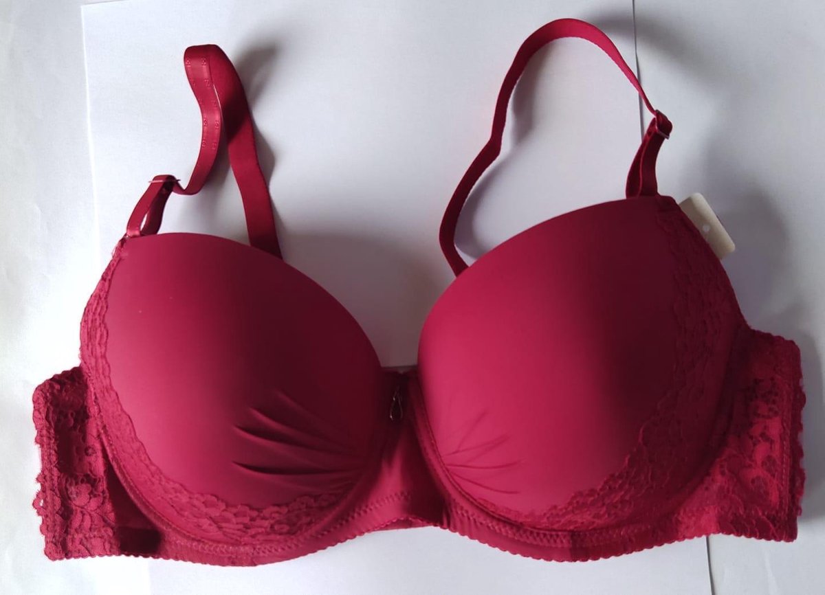 BH 85E effen kleur bordeauxrood