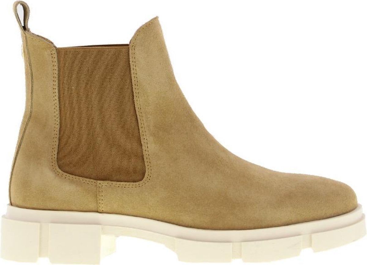 Tango | Romy 18-c camel chelsea boot detail - bone white sole | Maat: 42