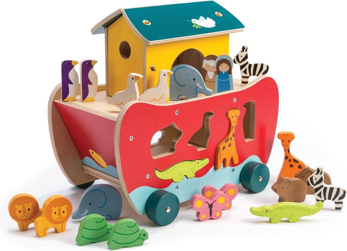 De Ark van Noah sorteerboot | Tender Leaf Toys