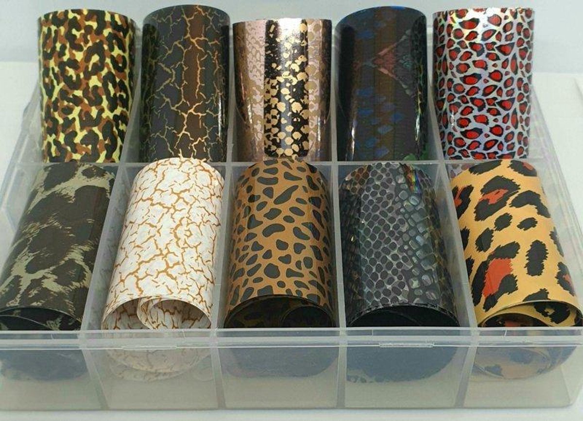 Korneliya  Nail Art Folie Set Panter Nr 4