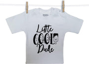 Baby Shirt wit korte mouw Snoes Cool little Dude 50/56
