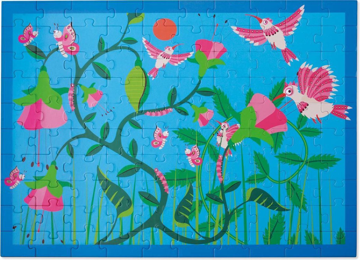 Scratch Kolibrie Puzzel 100 Stukjes 60 Cm