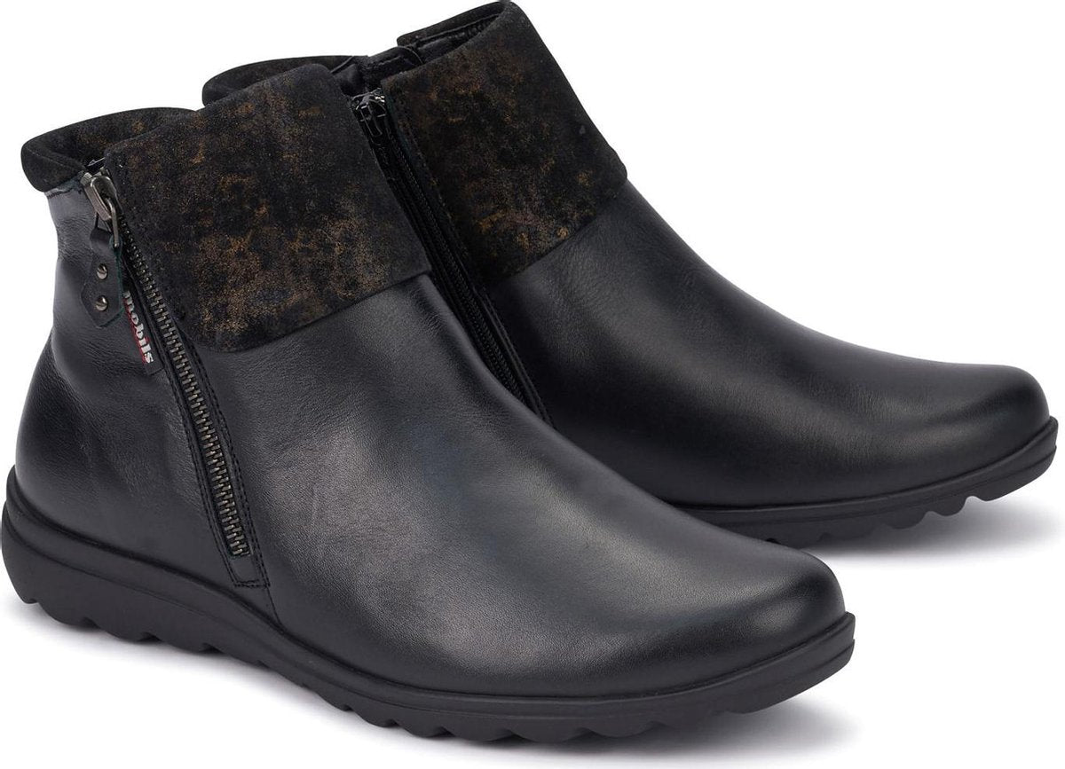 Mobils by Mephisto CATALINA Dames Enkellaars - Extra Breed - Zwart - maat 37