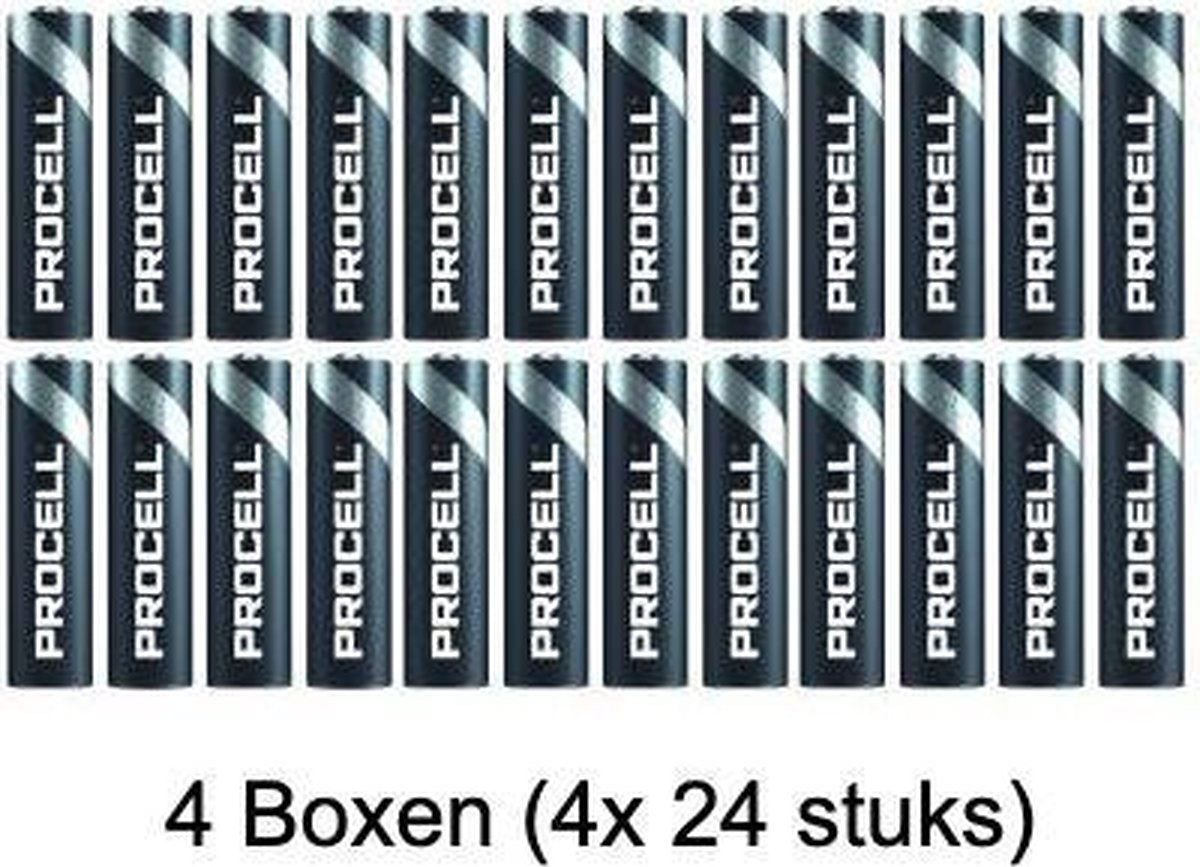 Procell Batterijen - 96 Stuks (4x 24 stuks) - AA batterijen -