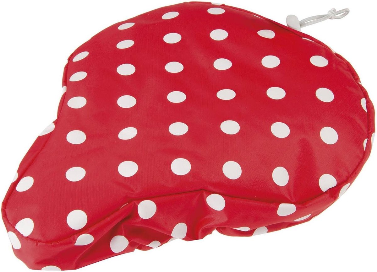 M-wave Zadeldek Ladybird Rood Wit
