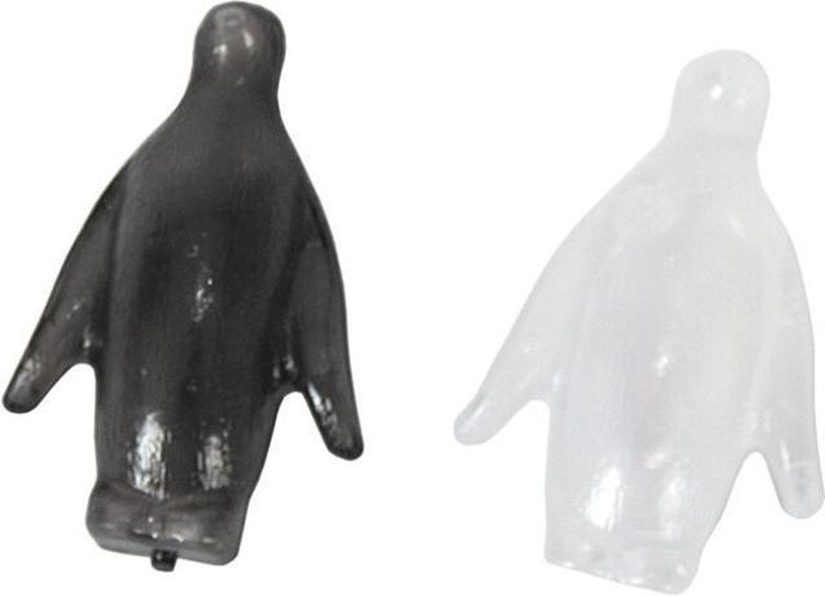 16x stuks ijsblokjes pinguins herbruikbaar - Plastic ijsblokjes - Verkoeling artikelen - Gekoelde drankjes maken