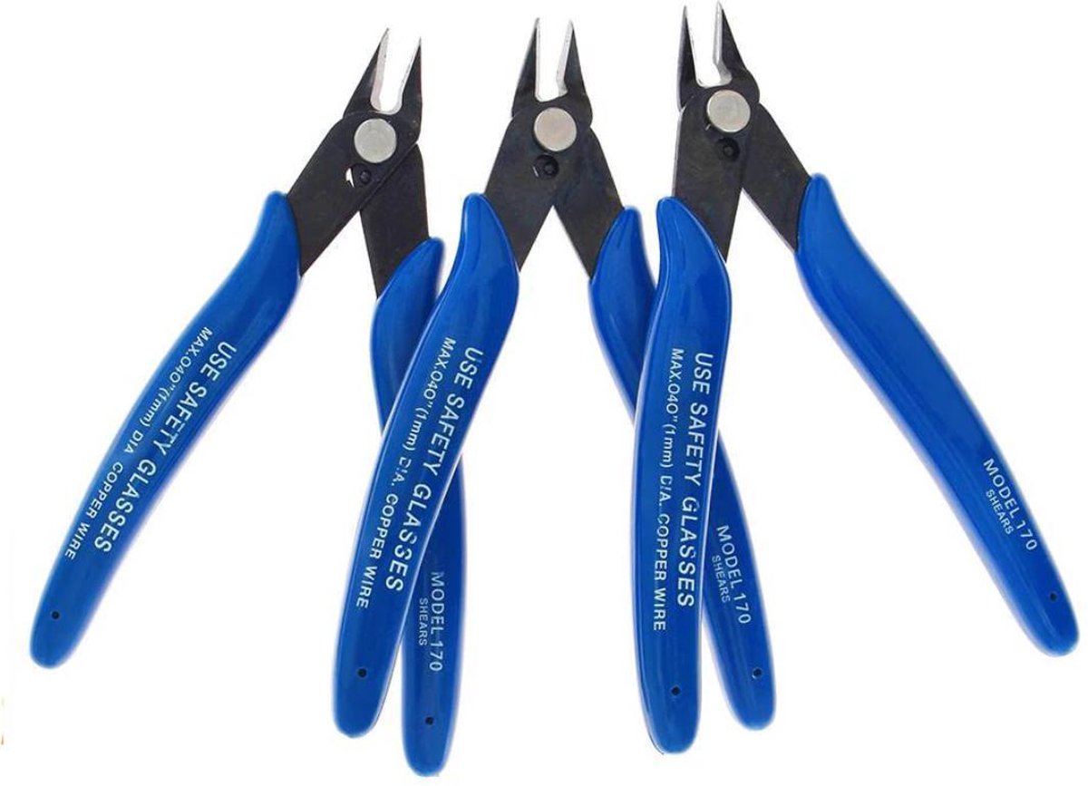Hiden | 3D printing | Kniptang - 3d printer accessoires - Werktool - Hulpmiddel - Blauw