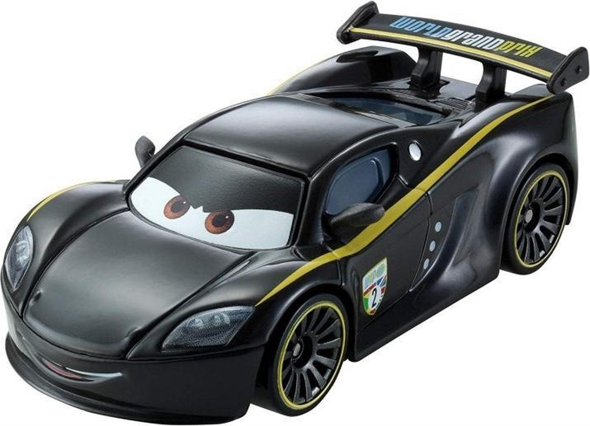 Mattel Cars Auto Lewis Hamilton 7 Cm Zwart