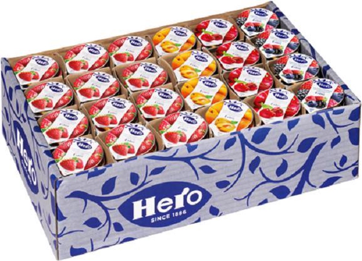 Hero Extra Confiture Assortiment jam 216 x 15 gram