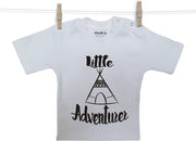 Baby Shirt wit korte mouw Snoes Little Adventurer 74/80