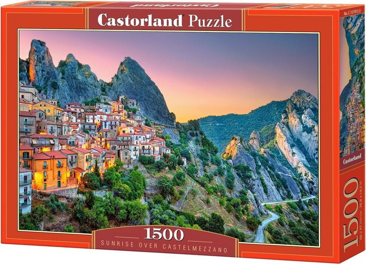 Castorland Puzzel Sunrise over Castelmezzano 1500 stukjes