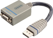 Bandridge - Displayport naar VGA Beeldscherm Adapter - grijs