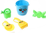 Happy People Strandspeelgoed Set Piraat 15 Cm 5-delig Blauw
