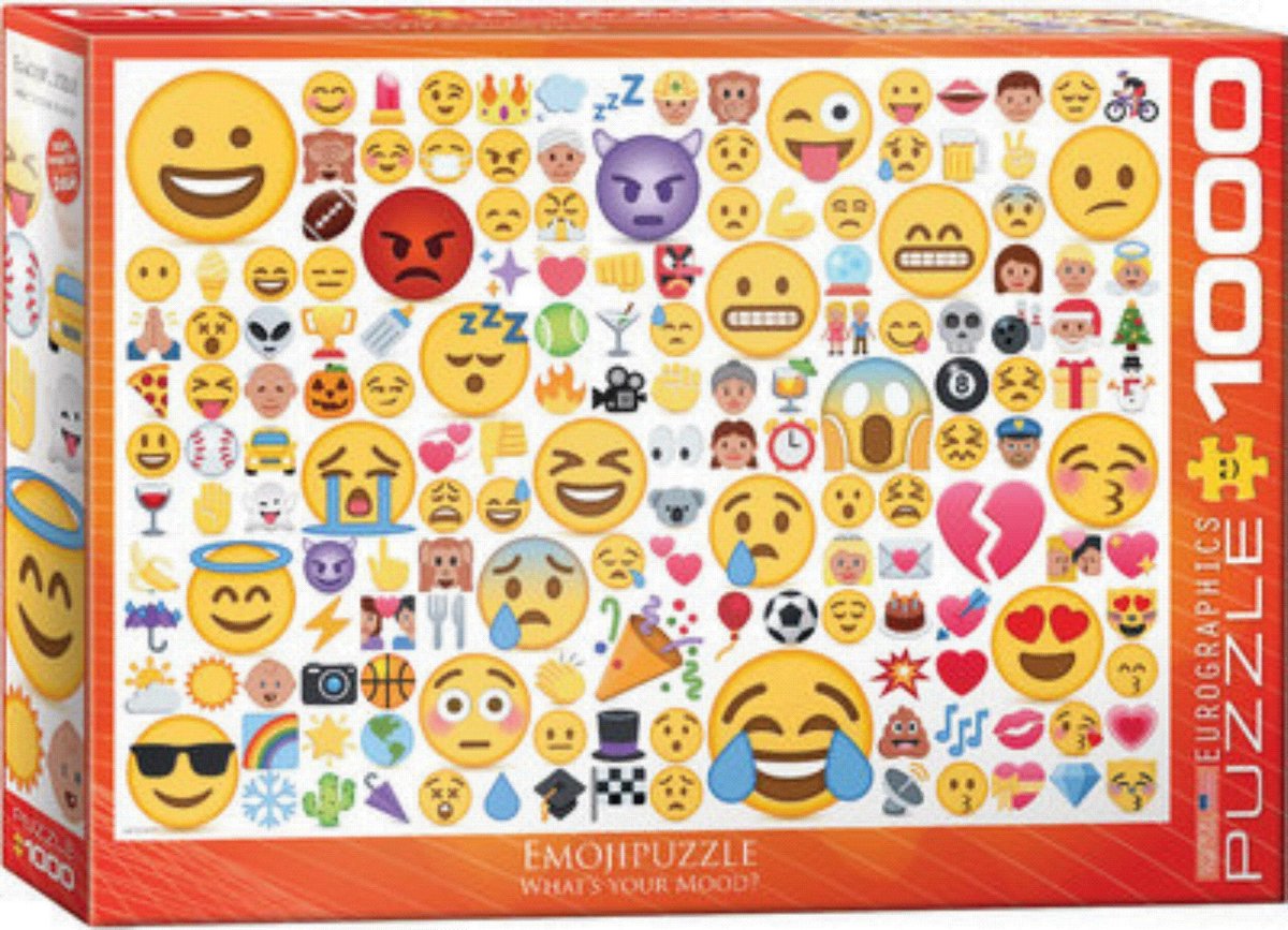 Puzzel 1000 stukjes - Emoji 