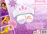 Disney Princess Maak je Eigen Prinsessenkroon – 25x30x4cm | Knutselpakket voor Kinderen | Kronen Maken | Gekleurde Steentjes Plakken