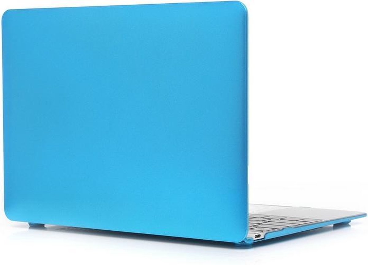 Mobigear Hard Case Metal Texture Blauw voor Apple MacBook 12 inch
