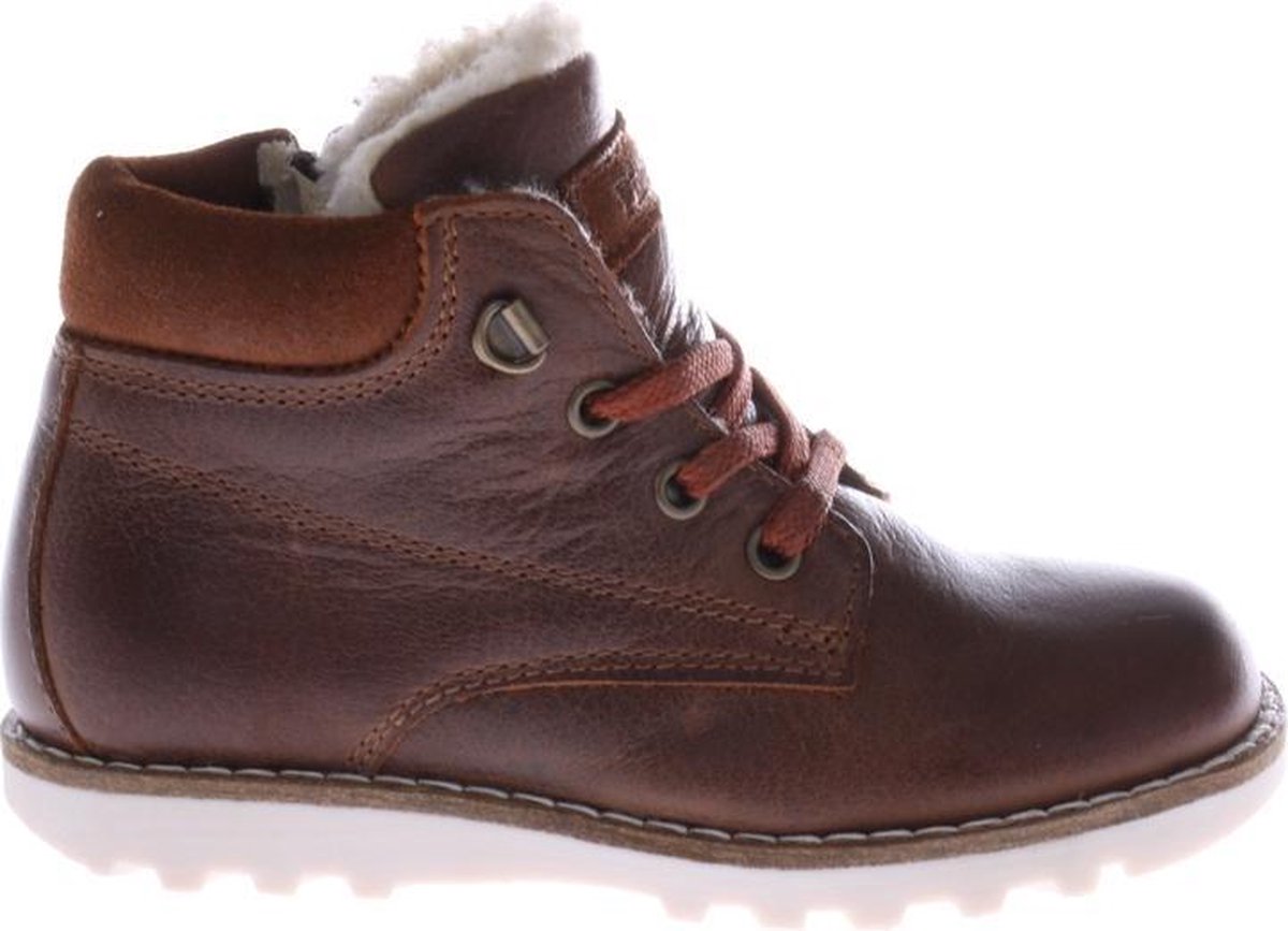 Pinocchio Jongens Enkelboots Gevoerd - Bruin - Maat 20