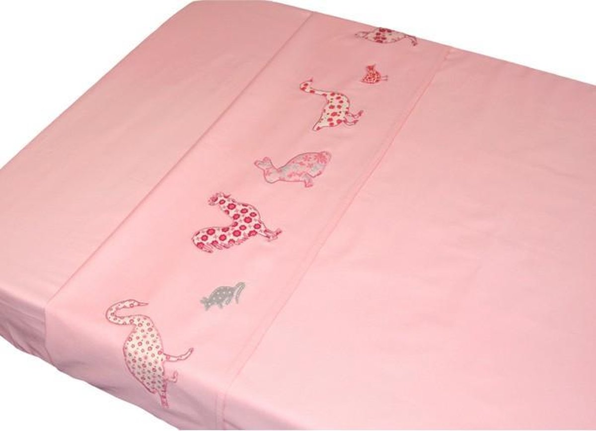 Taftan - Lakentje Kip en vrienden - 120 x 150 cm - roze