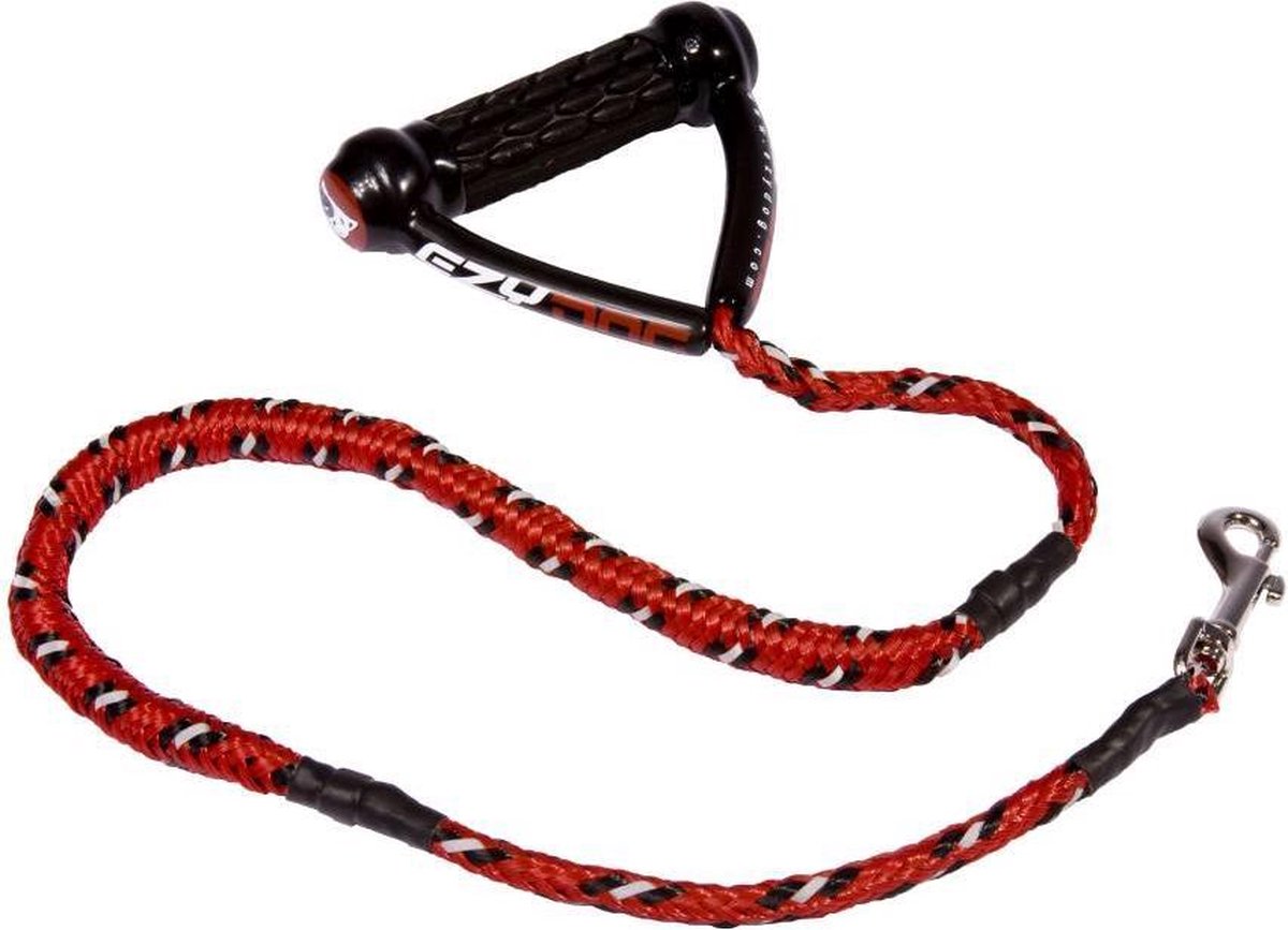 EzyDog Cujo - Hondenriem - 102cm - Rood