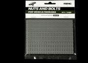 Meng - 1/35 Muttern und Bolzen groß B