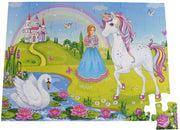 Unicorn Vloerpuzzel 62 X 46 Cm Karton 35 Stukjes