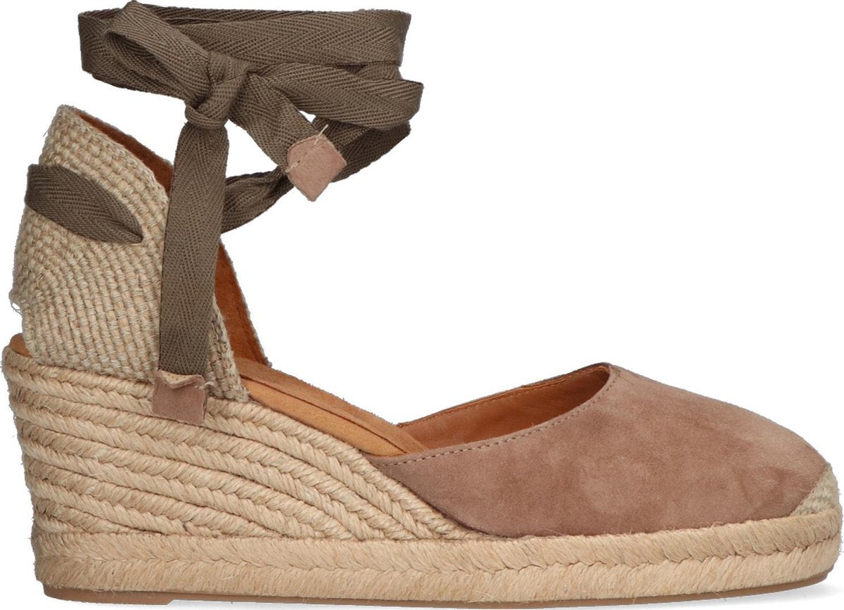 Unisa Candida Espadrilles - Met Sleehak - Dames - Bruin - Maat 38