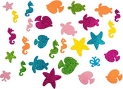 Knutselstickers Zeedieren 75 stuks Kindercrea