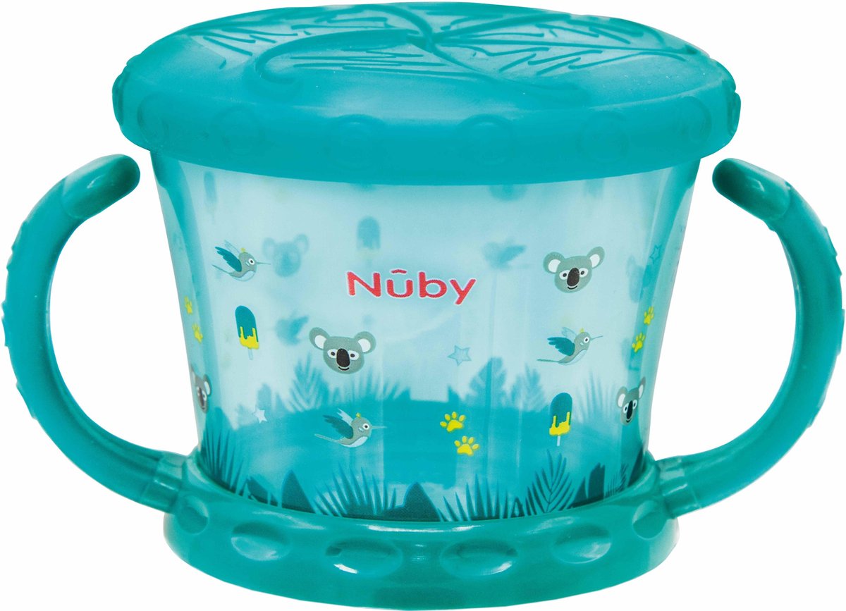 Nûby - Koekendoosje - "Snack keeper" - Groen - 12m+
