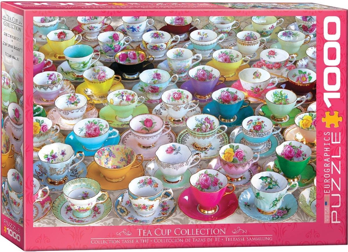 Eurographics puzzel Tea Cups Collection - 1000 stukjes