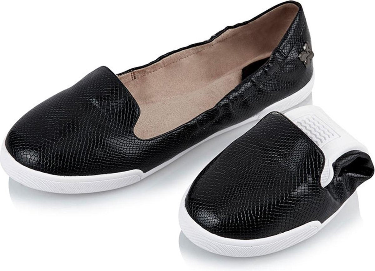 Sorprese – ballerina schoenen dames – Butterfly twists Jade Black Snake– maat 39 - ballerina schoenen meisjes