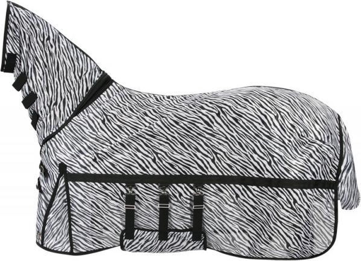 PFIFF vliegendeken Zebra 155-205 Zwart-wit